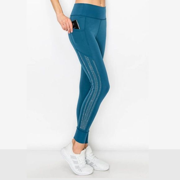 Embellished Pocket Legging - Bling - Bling Leggings - Pocket Legging - Picture 2 of 3